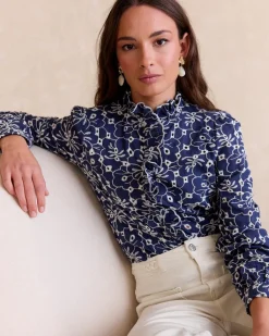 Polin et moi Chemise brodée Guada