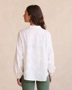 Polin et moi Chemise brodée Lidia