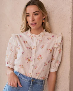 Polin et moi Chemise brodée Nati