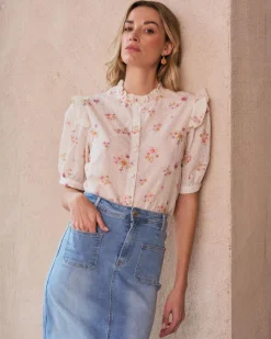 Polin et moi Chemise brodée Nati