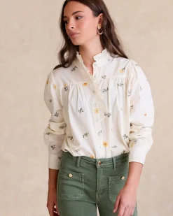 Polin et moi Chemise brodée Sabrina