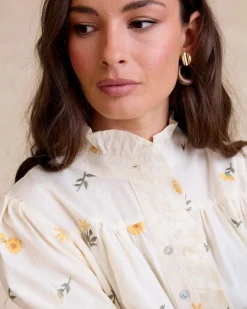 Polin et moi Chemise brodée Sabrina