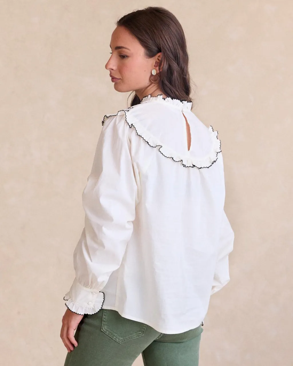 Polin et moi Chemisier à col Indiana