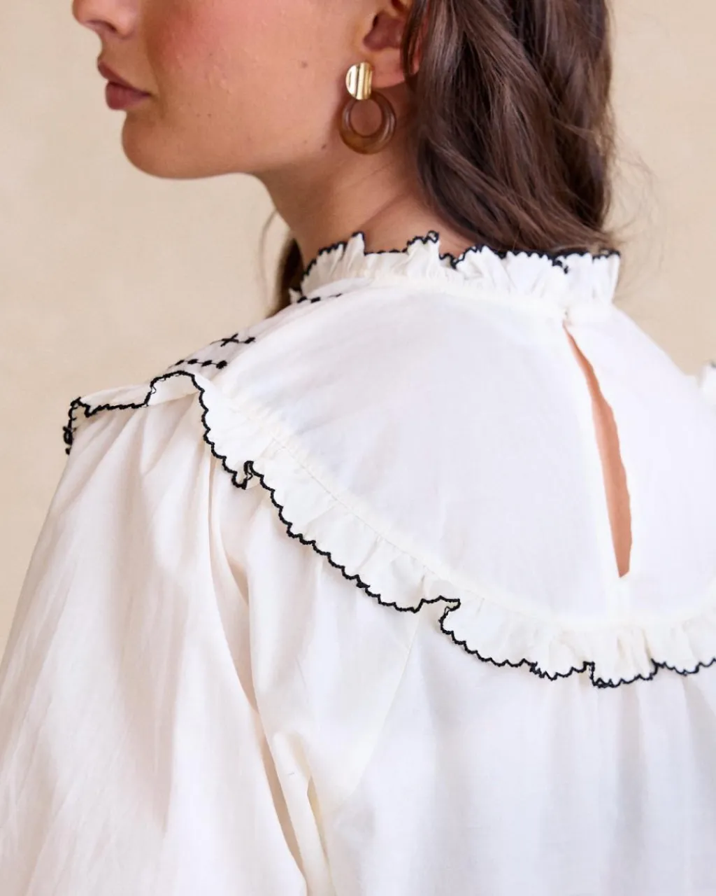 Polin et moi Chemisier à col Indiana