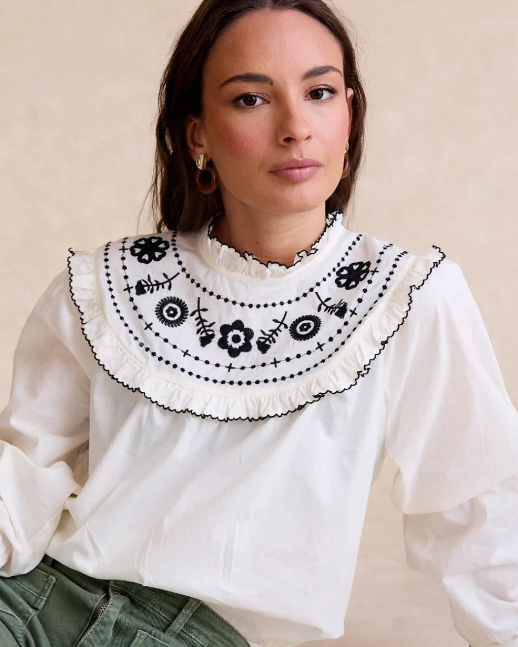 Polin et moi Chemisier à col Indiana