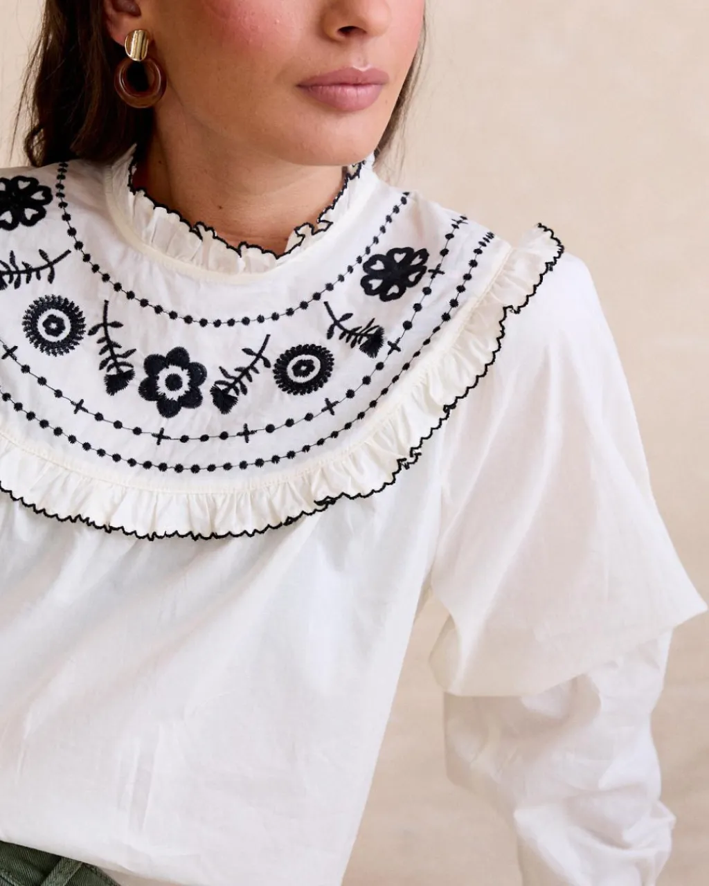 Polin et moi Chemisier à col Indiana