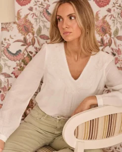 Polin et moi Chemisier à détails Lucille