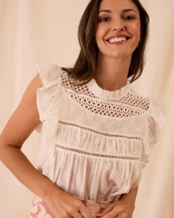 Polin et moi Chemisier à volants Catrina