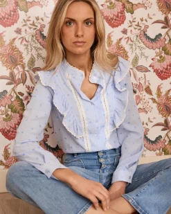 Polin et moi Chemisier brodé Yaritza