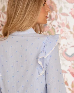 Polin et moi Chemisier brodé Yaritza