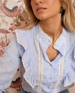 Polin et moi Chemisier brodé Yaritza