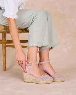 Polin et moi Espadrille compensée Cássia