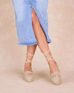 Polin et moi Espadrille compensée Elisabetta