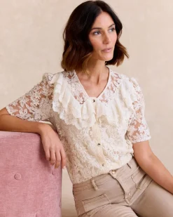 Polin et moi Haut brodé Griselda