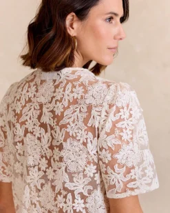 Polin et moi Haut brodé Griselda