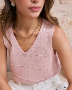 Polin et moi Haut en maille Camilia