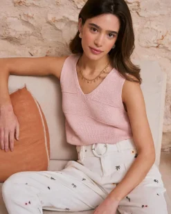 Polin et moi Haut en maille Camilia