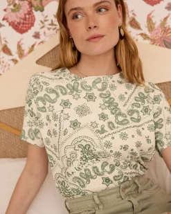 Polin et moi Haut en maille Idalia imprimer