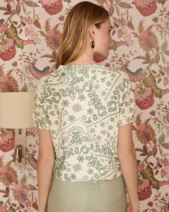 Polin et moi Haut en maille Idalia imprimer