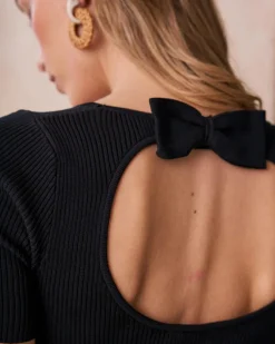 Polin et moi Haut en maille Luci Bow