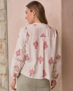 Polin et moi Herena Chemise brodée