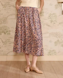 Polin et moi Jupe imprimée avec boutons Lita