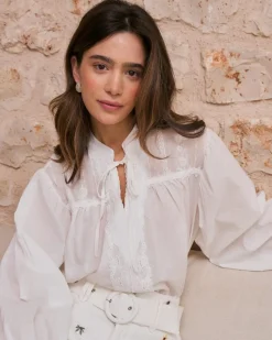 Polin et moi Lucinda Encolure Chemise Brodée