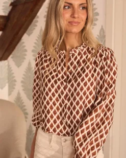 Polin et moi Mariela imprimer chemisier