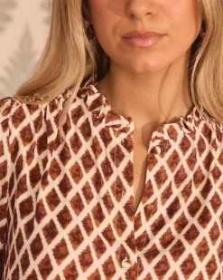 Polin et moi Mariela imprimer chemisier