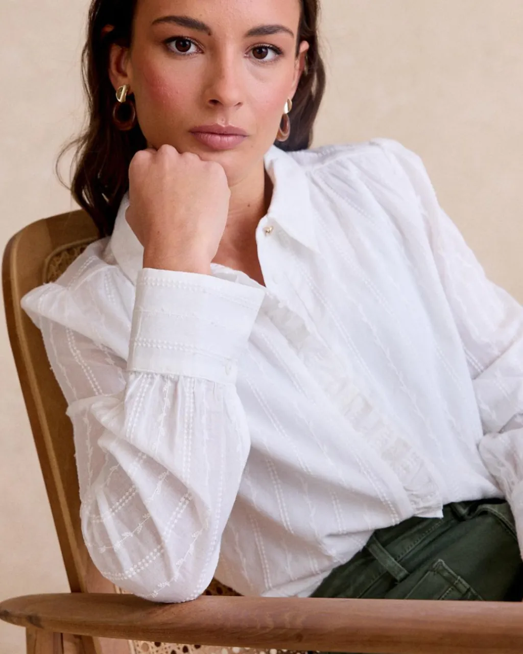 Polin et moi Matilde Chemise Brodée