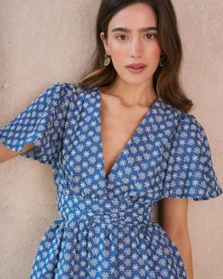 Polin et moi Naya Robe courte brodée