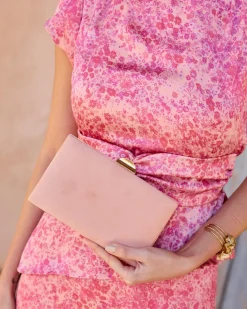 Polin et moi Pochette CUIR Azura