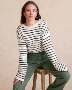 Polin et moi Pull à rayures Lucia