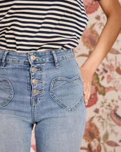 Polin et moi Quiri Hearts Jeans