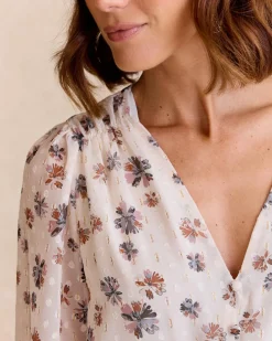 Polin et moi Robe à fleurs thaïlandaises