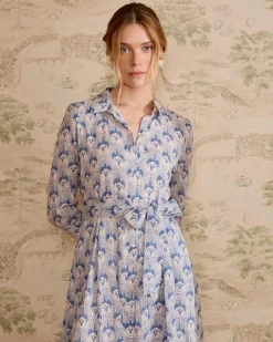 Polin et moi Robe chemise en jean Bethsabe