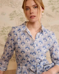 Polin et moi Robe chemise en jean Bethsabe