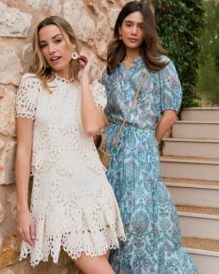 Polin et moi Robe courte ajourée Ornella