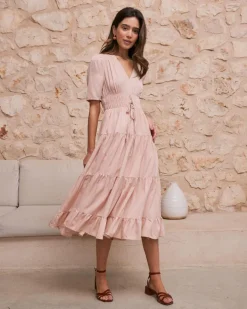 Polin et moi Robe froncée Melissa