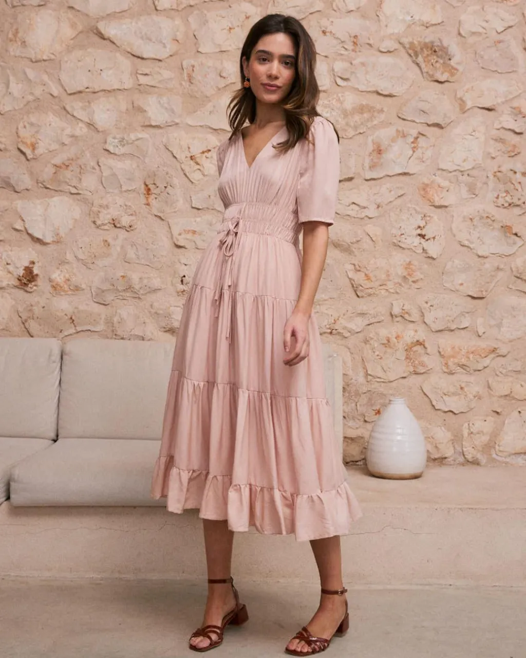 Polin et moi Robe froncée Melissa