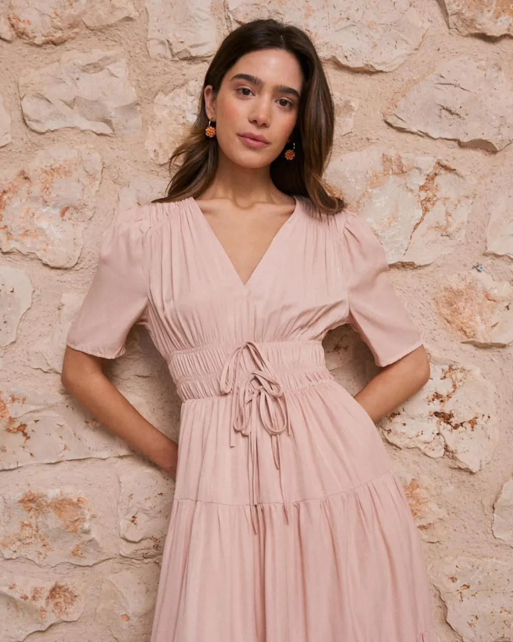 Polin et moi Robe froncée Melissa