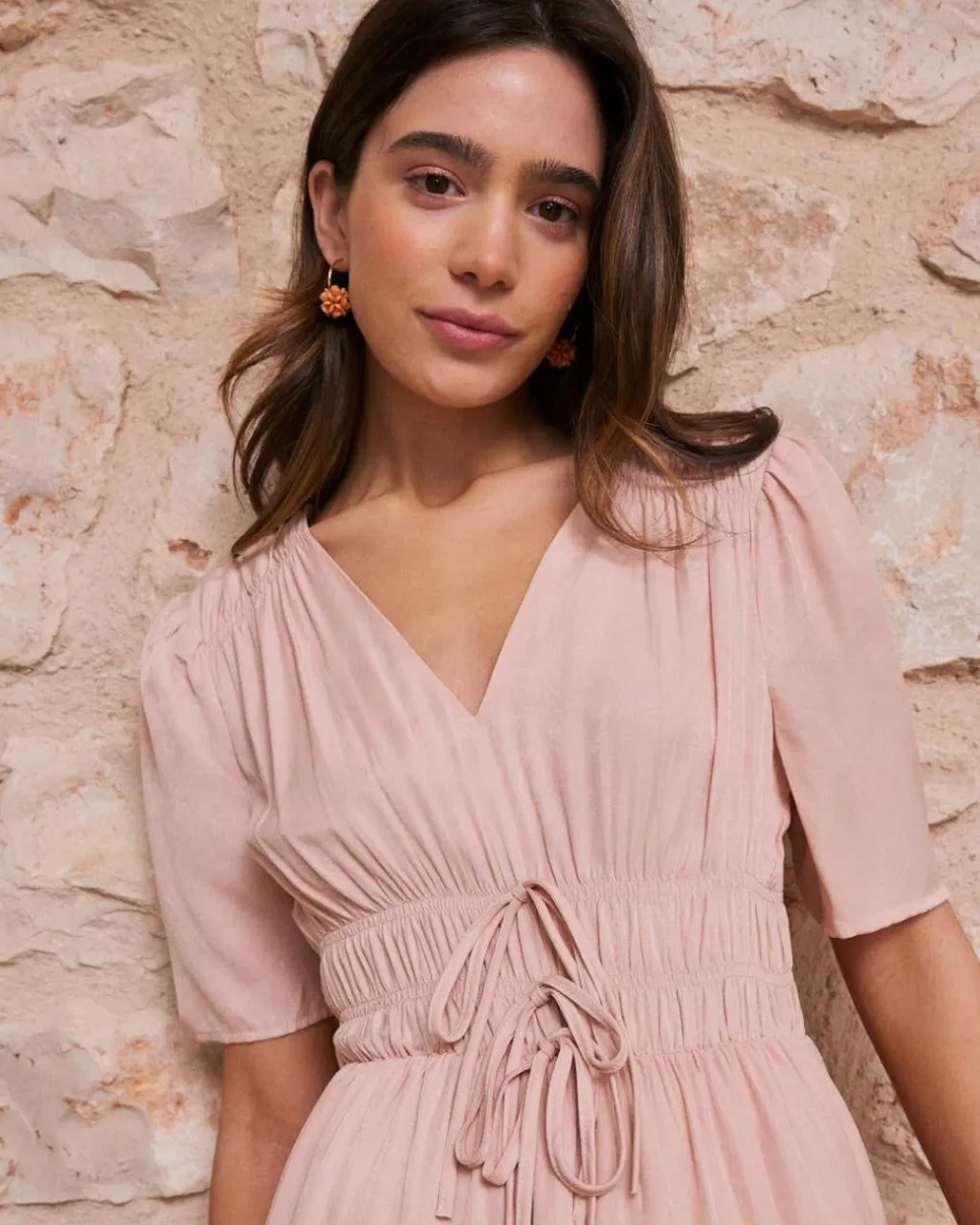 Polin et moi Robe froncée Melissa