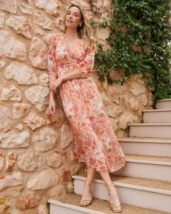 Polin et moi Robe Uliana imprimer