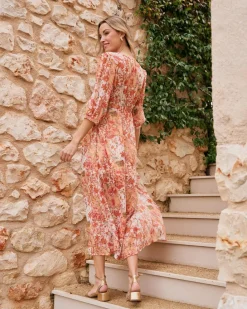 Polin et moi Robe Uliana imprimer