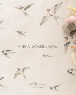 Polin et moi Sac solidaire « Le vol des hirondelles »