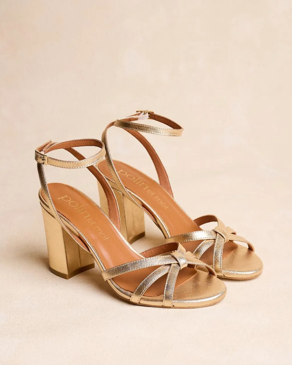 Polin et moi Sandale à lanières Clio