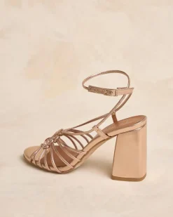 Polin et moi Sandale à nœud bleu marine