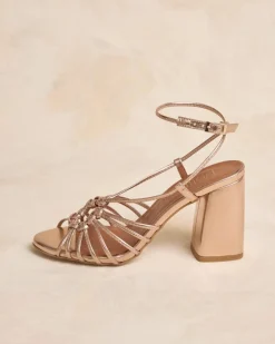 Polin et moi Sandale à nœud bleu marine