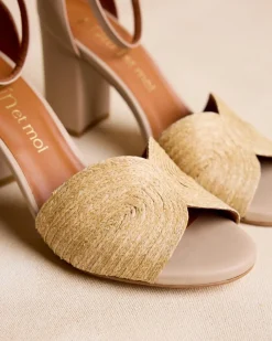 Polin et moi Sandale en raphia Aless