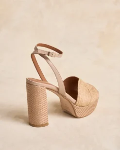 Polin et moi Sandale en raphia Navia